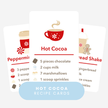 Load image into Gallery viewer, Printed/Laminated Winter Recipe Cards