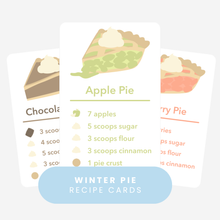 Load image into Gallery viewer, Winter Mud Kitchen Recipe Cards Bundle