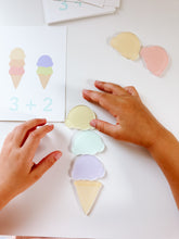 Load image into Gallery viewer, Ice Cream Math Sensory Kit