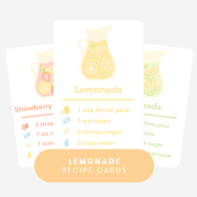 Load image into Gallery viewer, Printed/Laminated Summer Recipe Cards