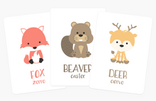 Load image into Gallery viewer, Woodland Animal Flashcards