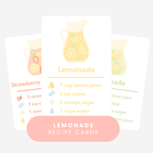 Load image into Gallery viewer, Mud Kitchen Recipe Card Bundle | Printed &amp; Laminated