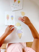 Load image into Gallery viewer, Ice Cream Math Sensory Kit