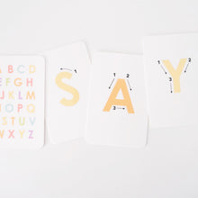 Load image into Gallery viewer, Tracing Alphabet Cards