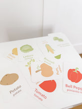 Load image into Gallery viewer, Vegetable Flashcards