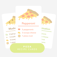 Load image into Gallery viewer, Pizza Recipe Cards