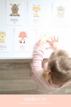 Load image into Gallery viewer, Woodland Animal Flashcards