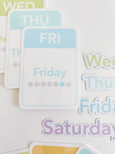 Load image into Gallery viewer, Calendar (Days, Months, Seasons) Flashcards and Magnets