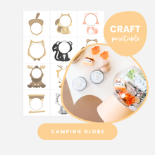 Load image into Gallery viewer, Camping Keepsake Globe