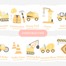Load image into Gallery viewer, Construction Flashcards