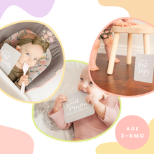 Load image into Gallery viewer, Baby Milestone Cards (Grey)