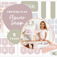 Flower Market Printable Dramatic Play
