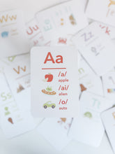 Load image into Gallery viewer, Letter Sounds Phonics Flashcards