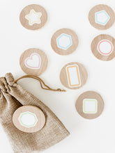 Load image into Gallery viewer, Shapes Wood Play Rounds
