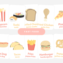 Load image into Gallery viewer, Fast Food Flashcards