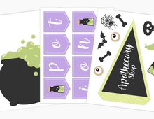 Load image into Gallery viewer, Witches Brew Apothecary Shop Pretend Play