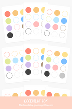 Load image into Gallery viewer, Grid Pattern Ball Flashcards