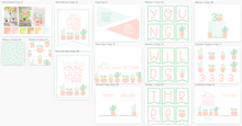 Load image into Gallery viewer, Young Wild &amp; Three Cactus Birthday Theme