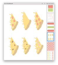 Load image into Gallery viewer, Pizza Shop Printable Dramatic Play Kit