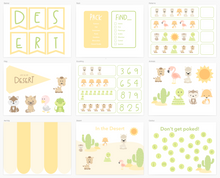 Load image into Gallery viewer, Desert Animals Printable Dramatic Play Kit