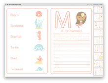 Load image into Gallery viewer, Mermaid Busy Book