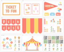 Load image into Gallery viewer, Carnival Circus Dramatic Printable Play