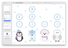 Load image into Gallery viewer, Winter Printable Play Mats