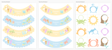 Load image into Gallery viewer, Beach Keepsake Globe Printable | DIY Beach Memory Craft for Kids