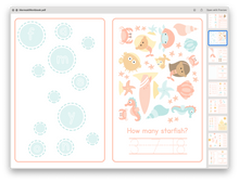 Load image into Gallery viewer, Mermaid Busy Book