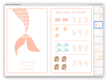 Load image into Gallery viewer, Mermaid Busy Book