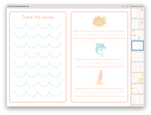 Load image into Gallery viewer, Mermaid Busy Book