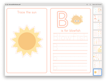 Load image into Gallery viewer, Mermaid Busy Book