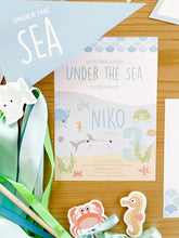 Load image into Gallery viewer, Under The Sea Boy Birthday Theme