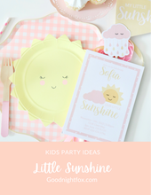 Load image into Gallery viewer, My Little Sunshine Pink &amp; Yellow Birthday Birthday Theme