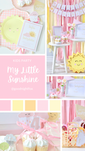 Load image into Gallery viewer, My Little Sunshine Pink &amp; Yellow Birthday Birthday Theme