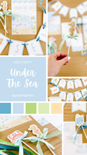 Load image into Gallery viewer, Under The Sea Boy Birthday Theme