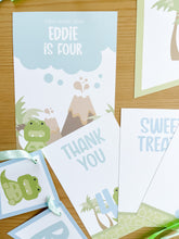 Load image into Gallery viewer, Dinosaur Stomp Chomp Roar Four Birthday Theme