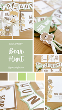Load image into Gallery viewer, Bear Hunt Woodland Forest Birthday Theme