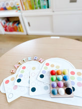 Load image into Gallery viewer, Grid Pattern Ball Flashcards