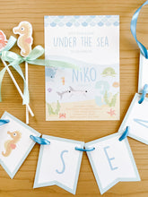 Load image into Gallery viewer, Under The Sea Boy Birthday Theme
