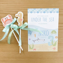 Load image into Gallery viewer, Under The Sea Boy Birthday Theme