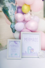 Load image into Gallery viewer, Mermaid Birthday Theme Party Decoration Kit