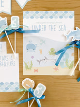 Load image into Gallery viewer, Under The Sea Boy Birthday Theme