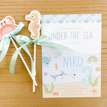Load image into Gallery viewer, Under The Sea Boy Birthday Theme
