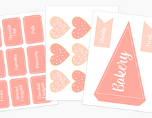 Load image into Gallery viewer, Valentines Bakery Printable Pretend Play