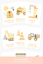 Load image into Gallery viewer, Construction Flashcards