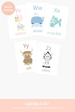 Load image into Gallery viewer, Animal Alphabet Flashcards