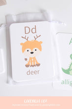 Load image into Gallery viewer, Animal Alphabet Flashcards