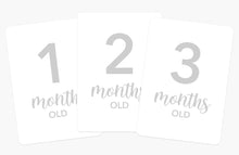 Load image into Gallery viewer, Baby Milestone Cards (Grey)