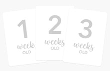 Load image into Gallery viewer, Baby Milestone Cards (Grey)